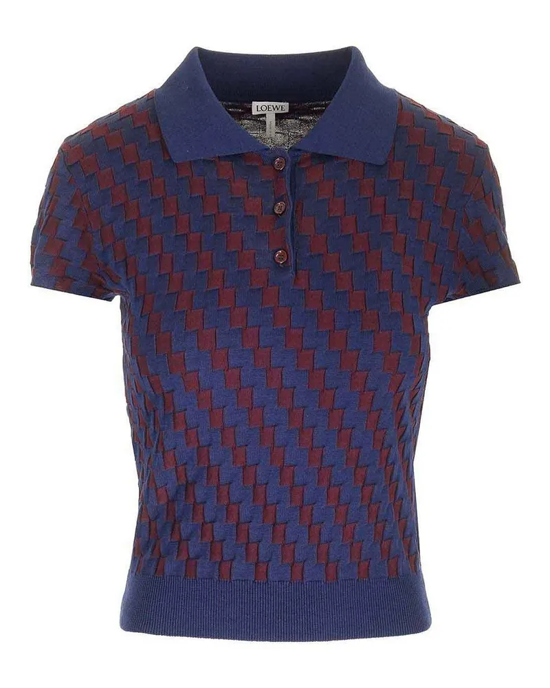 Loewe Poloshirt - Weiß Weiß