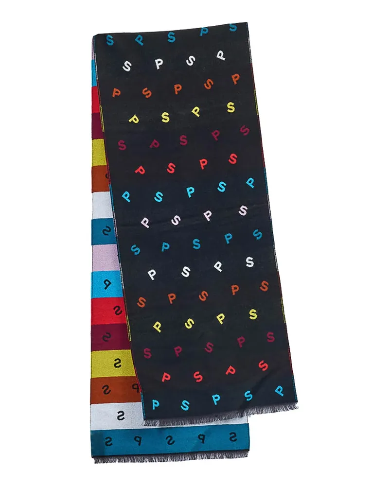 Paul Smith Schal - Schwarz Schwarz