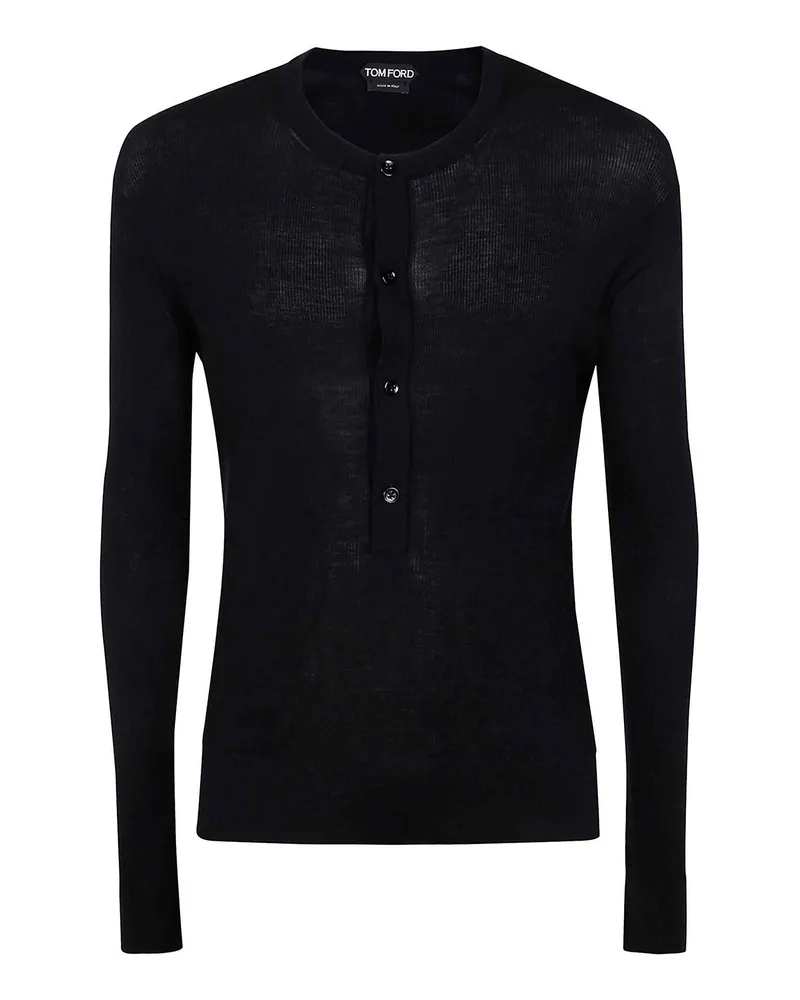 Tom Ford Rundhalspullover - Schwarz Schwarz