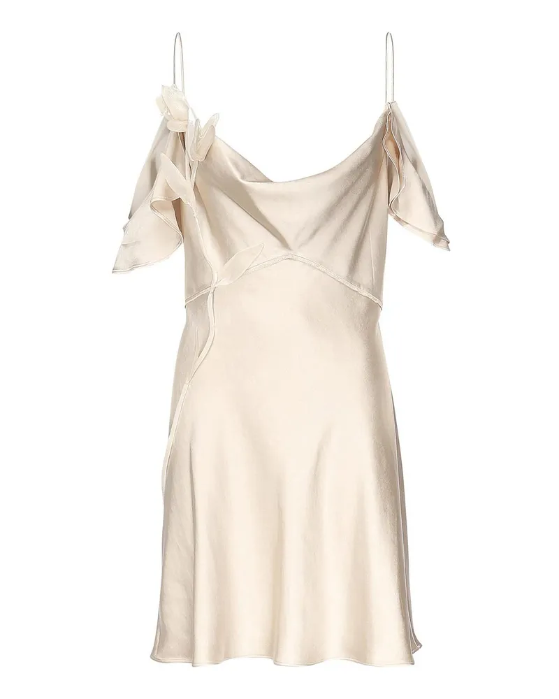 Self-Portrait Kurzes Kleid - Silber Silber