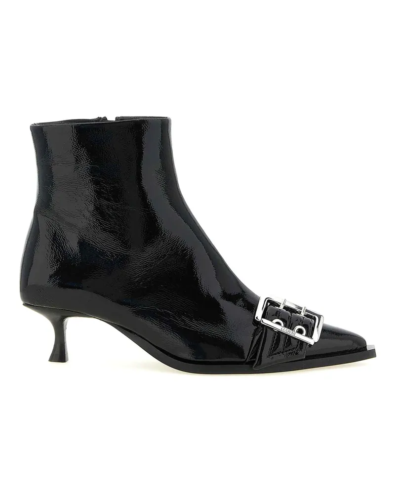 Ganni Stiefeletten - Schwarz Schwarz