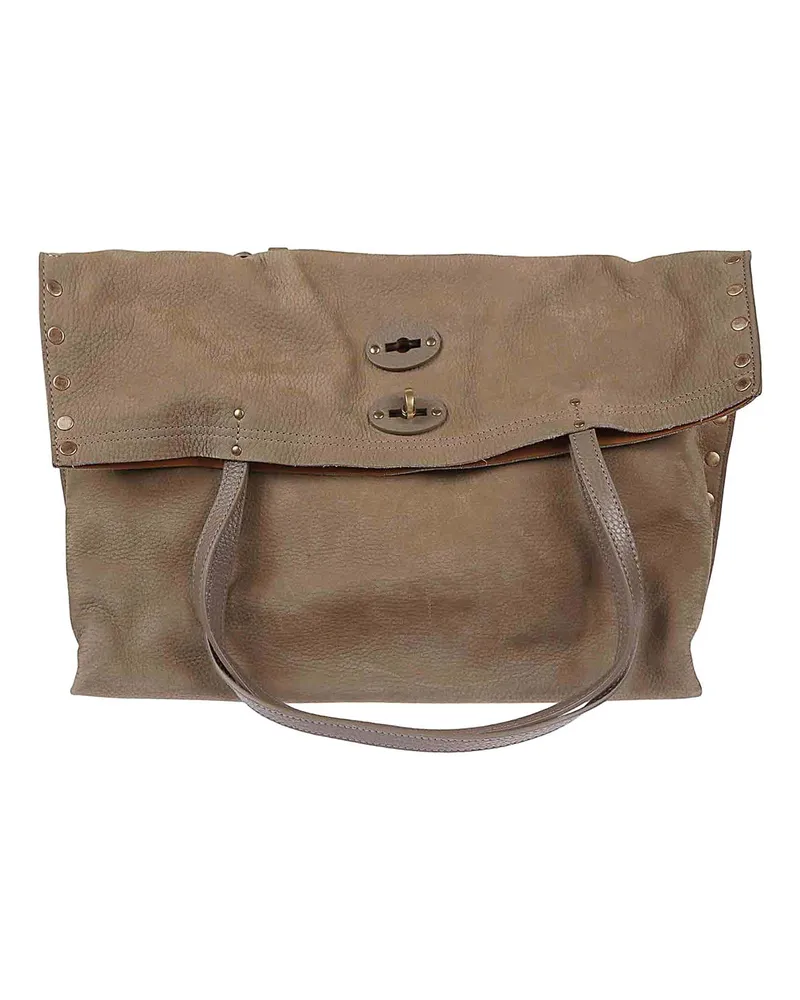 Zanellato Schultertasche - Grau Grau