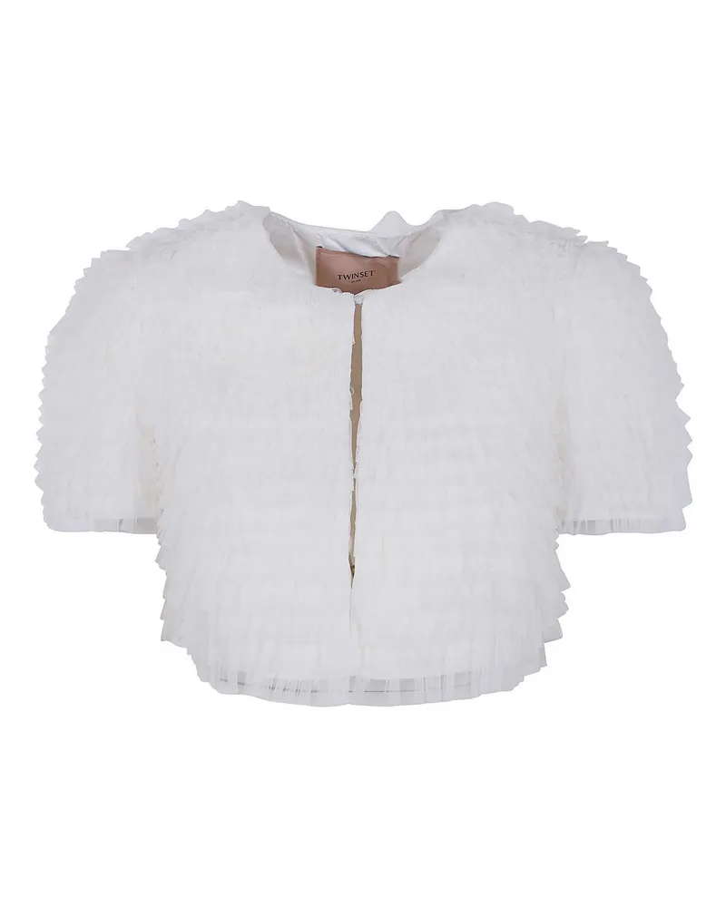 Twin-Set Casualjacke - Weiß Weiß