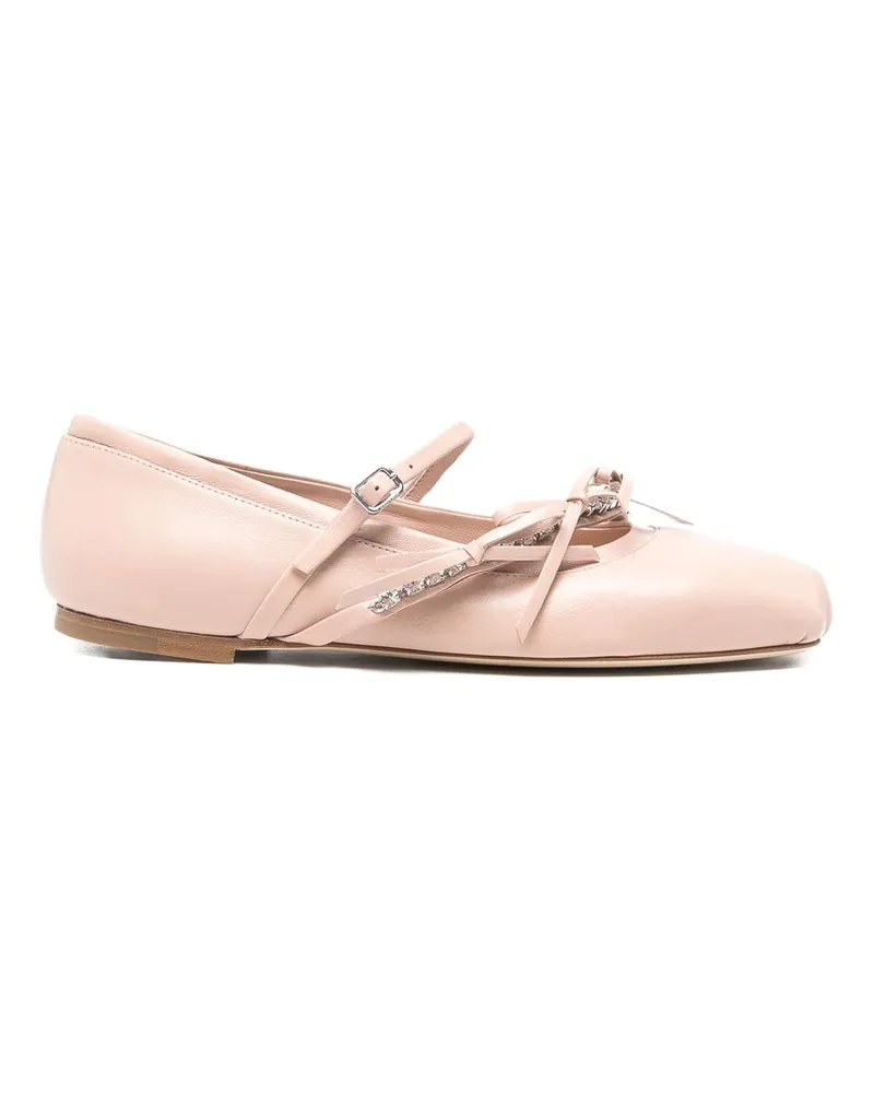 Jimmy Choo Ballerinas - Hellrosa Hellrosa