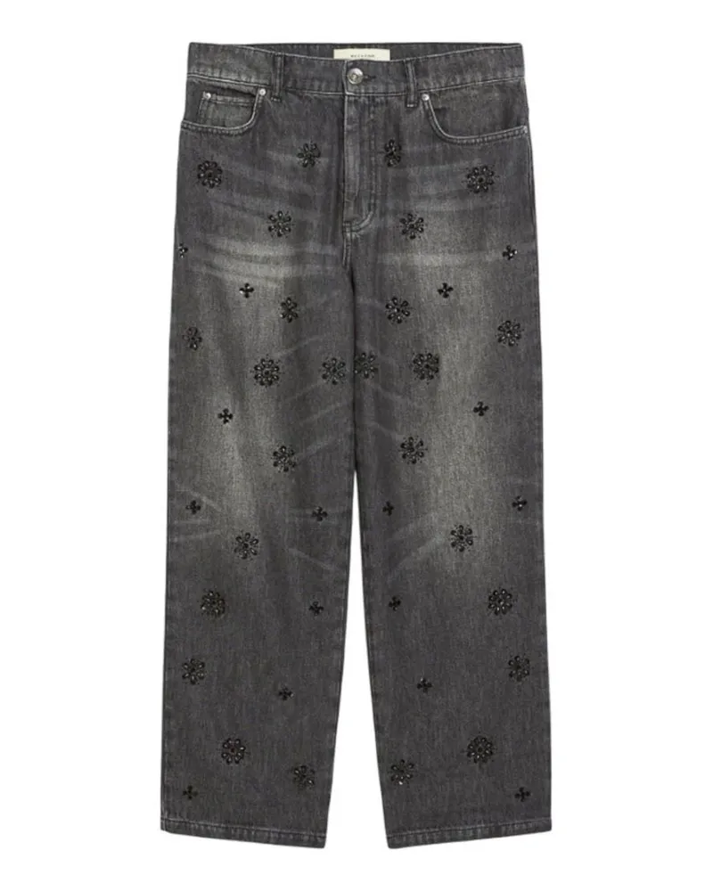 Max Mara Straight Leg Jeans - Schwarz Schwarz