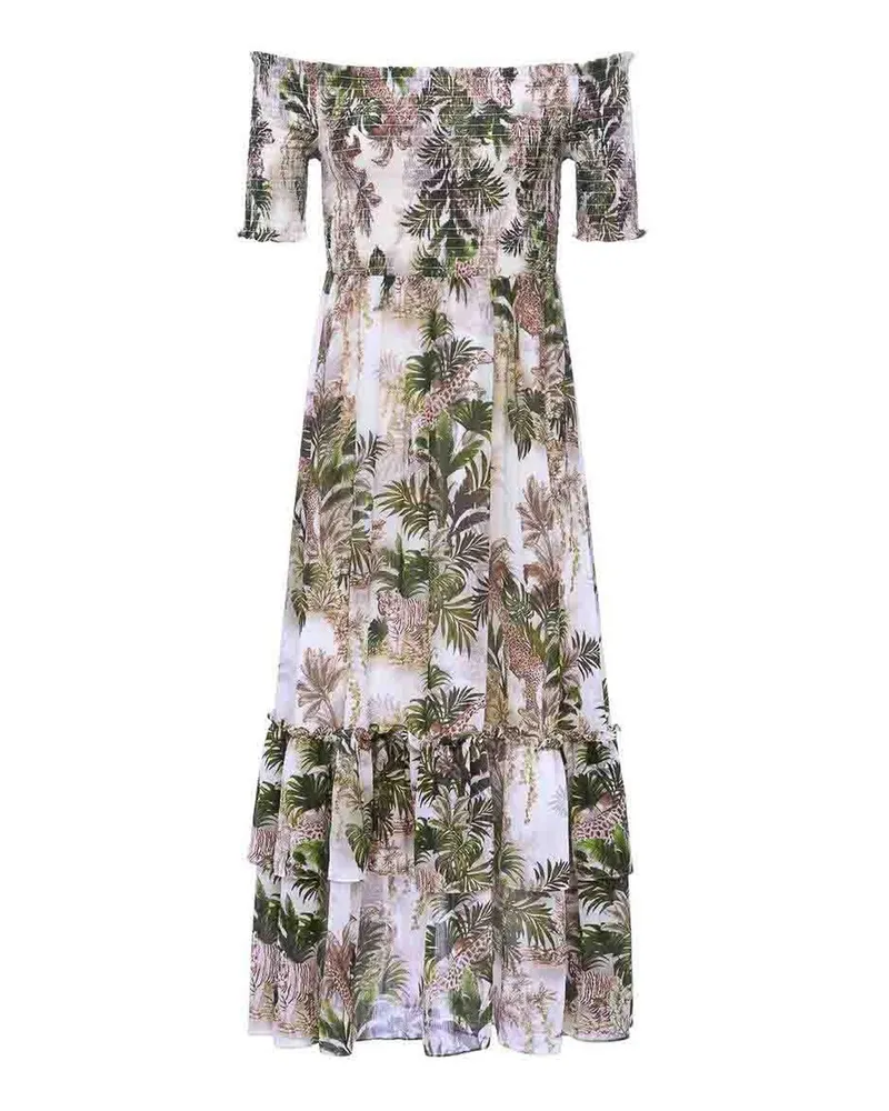 L'Agence Knielanges Kleid - Bunt Bunt