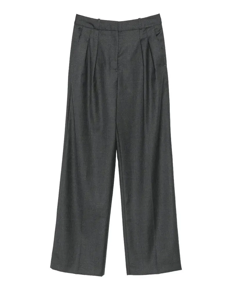 Loulou Studio Casual Hose - Grau Grau