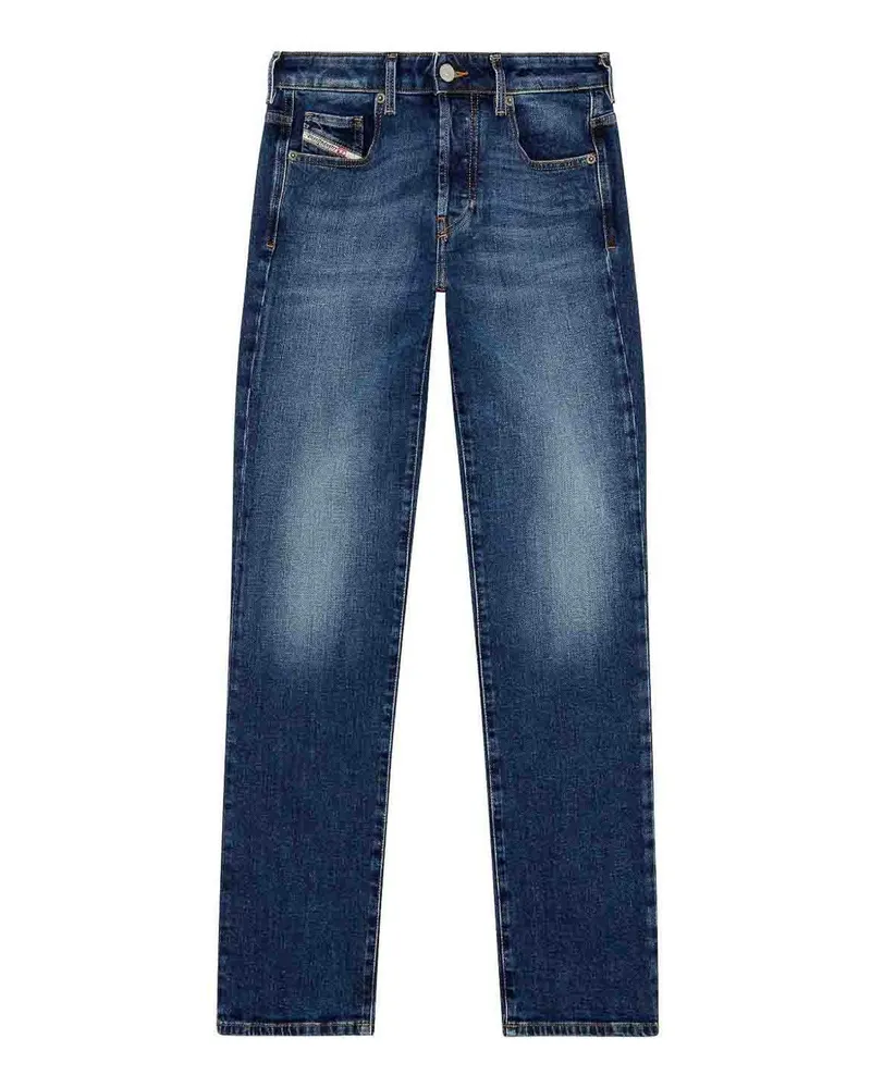 Diesel Straight Leg Jeans - Blau Blau