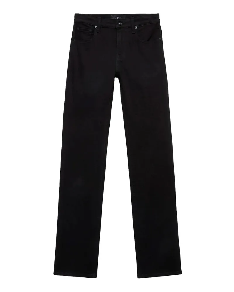 7 for all mankind Straight Leg Jeans - Schwarz Schwarz
