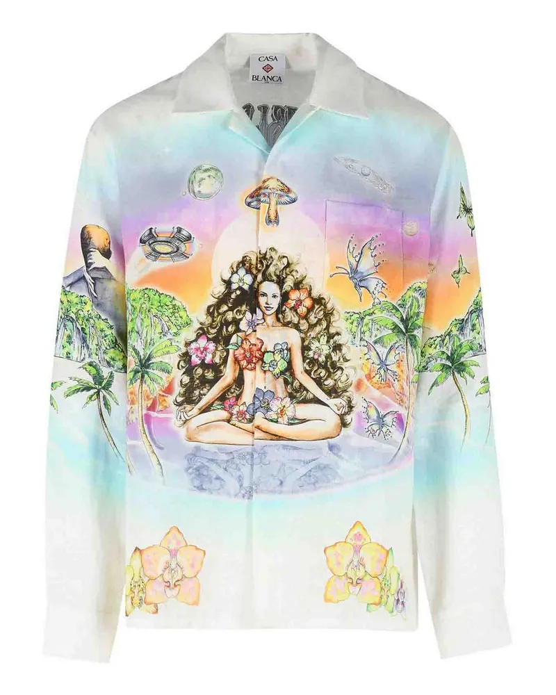 Casablanca Paris Hemd - Weiß Weiß