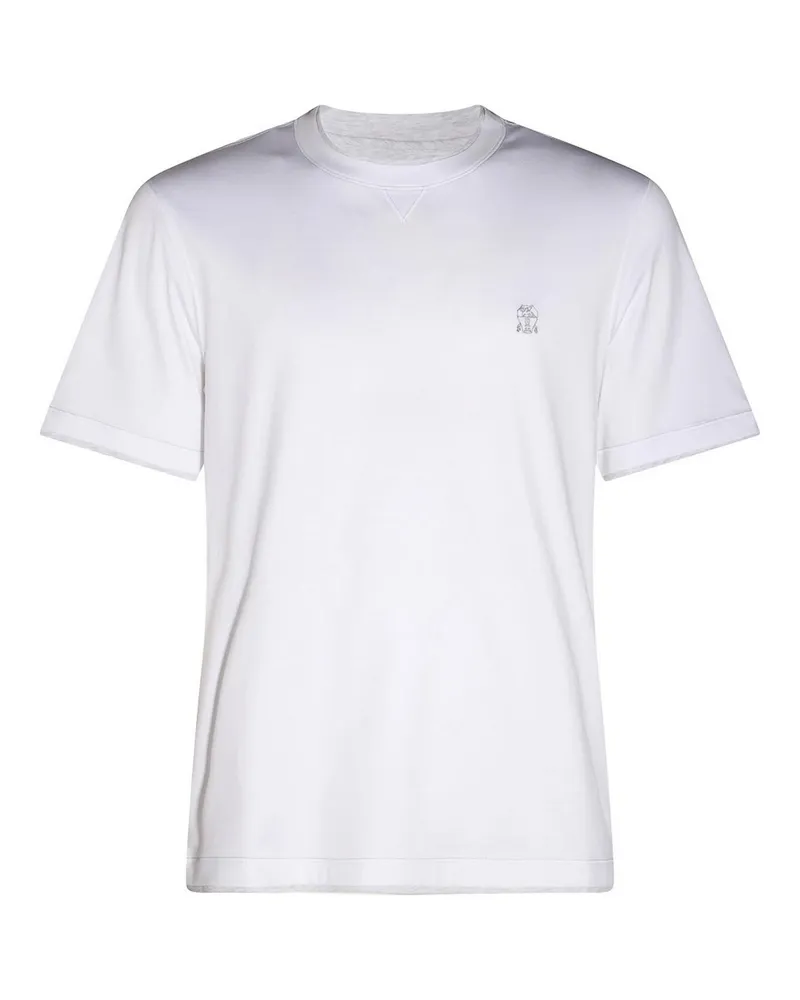 Brunello Cucinelli T-Shirt - Weiß Weiß
