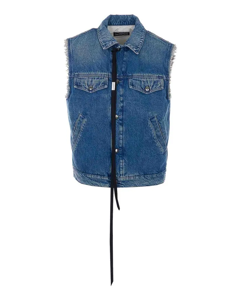 Ann Demeulemeester Weste - Blau Blau