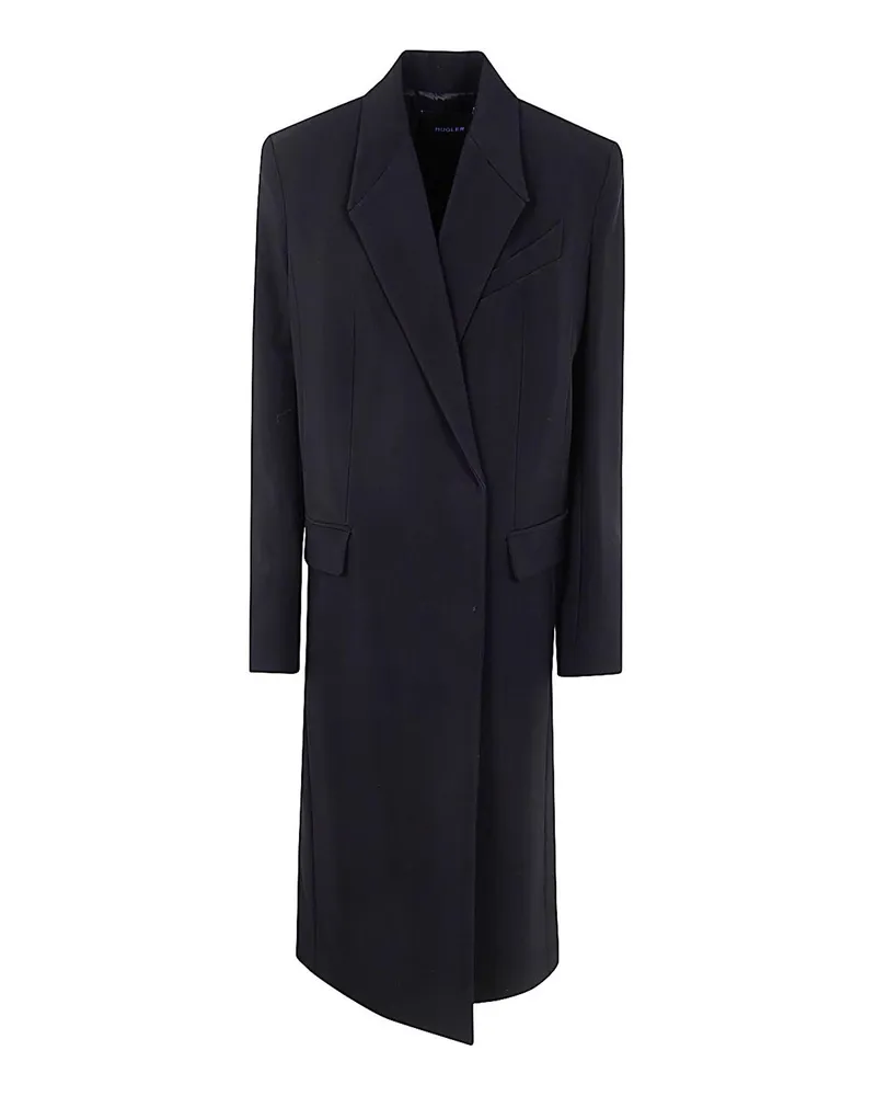 Thierry Mugler Kurzer Mantel - Schwarz Schwarz