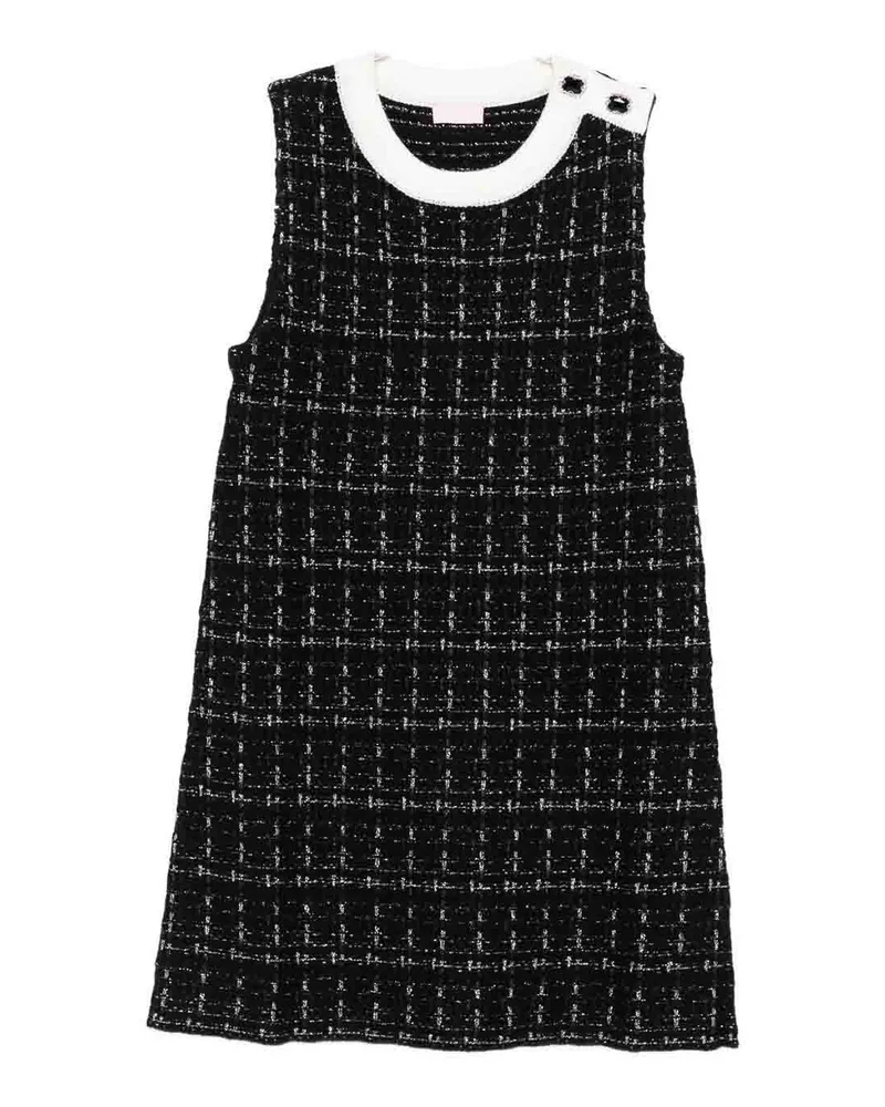 Liu Jo Knielanges Kleid - Schwarz Schwarz