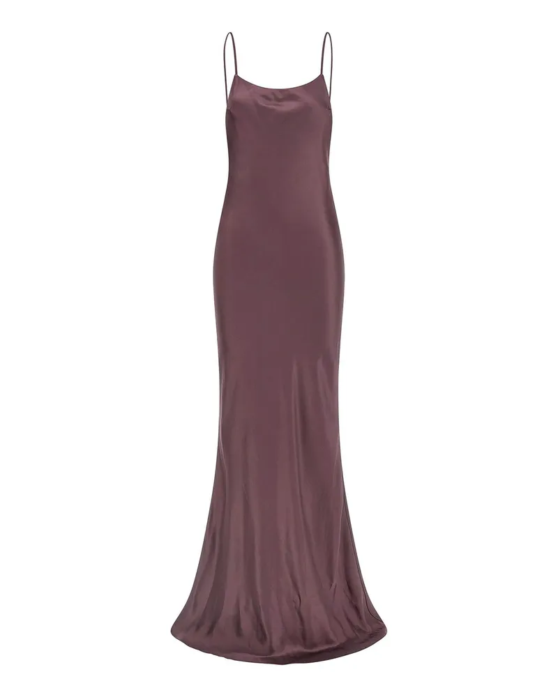 ANDAMANE Knielanges Kleid - Lila Lila