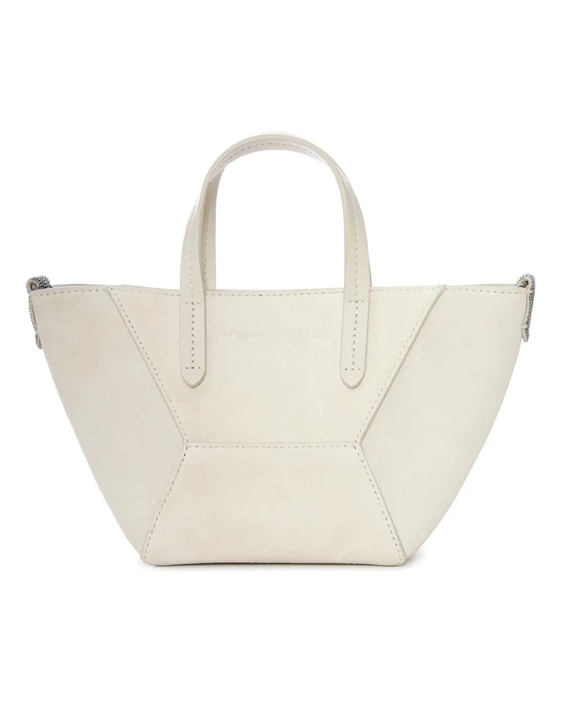 Brunello Cucinelli Shopper - Weiß Weiß