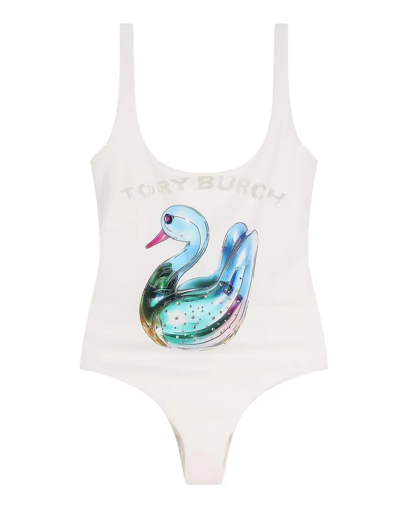 Tory Burch Badeanzug - Weiß Weiß
