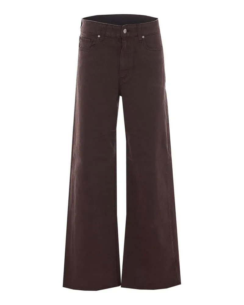 Paige Straight Leg Jeans - Braun Braun
