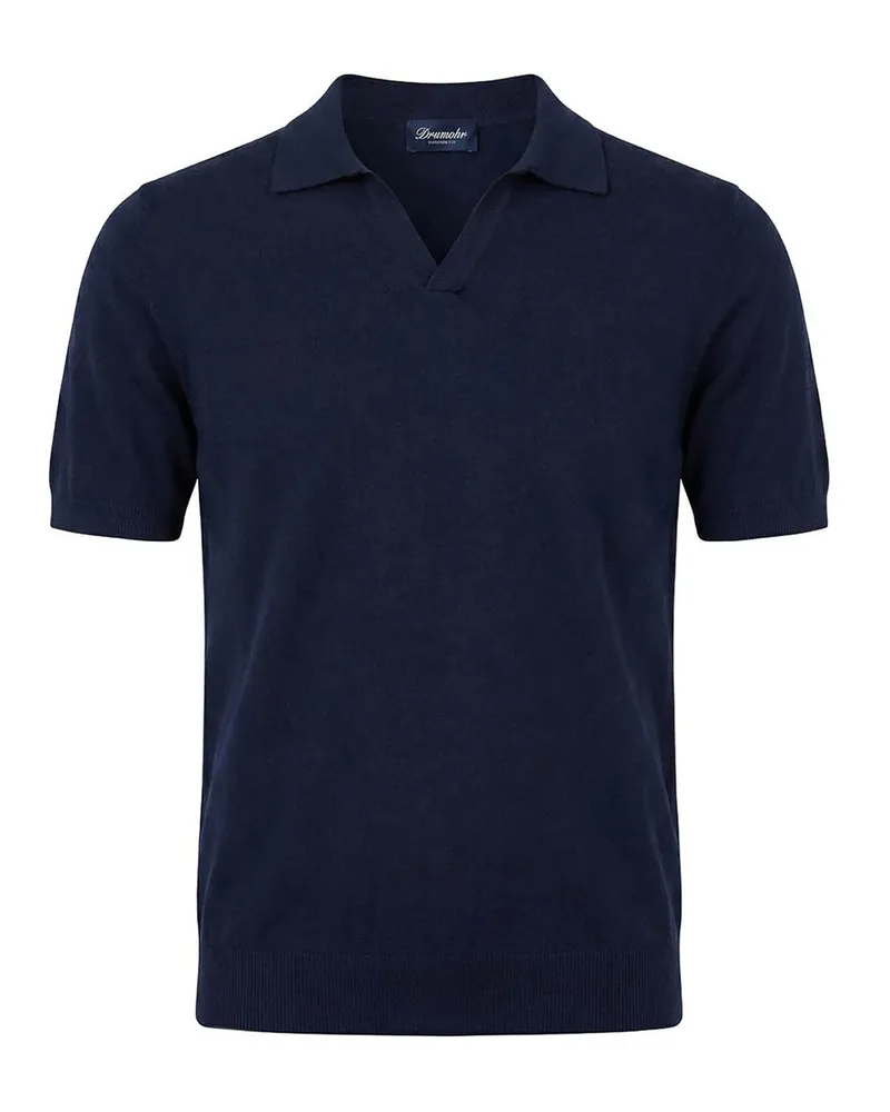 Drumohr  Poloshirt - Blau Blau