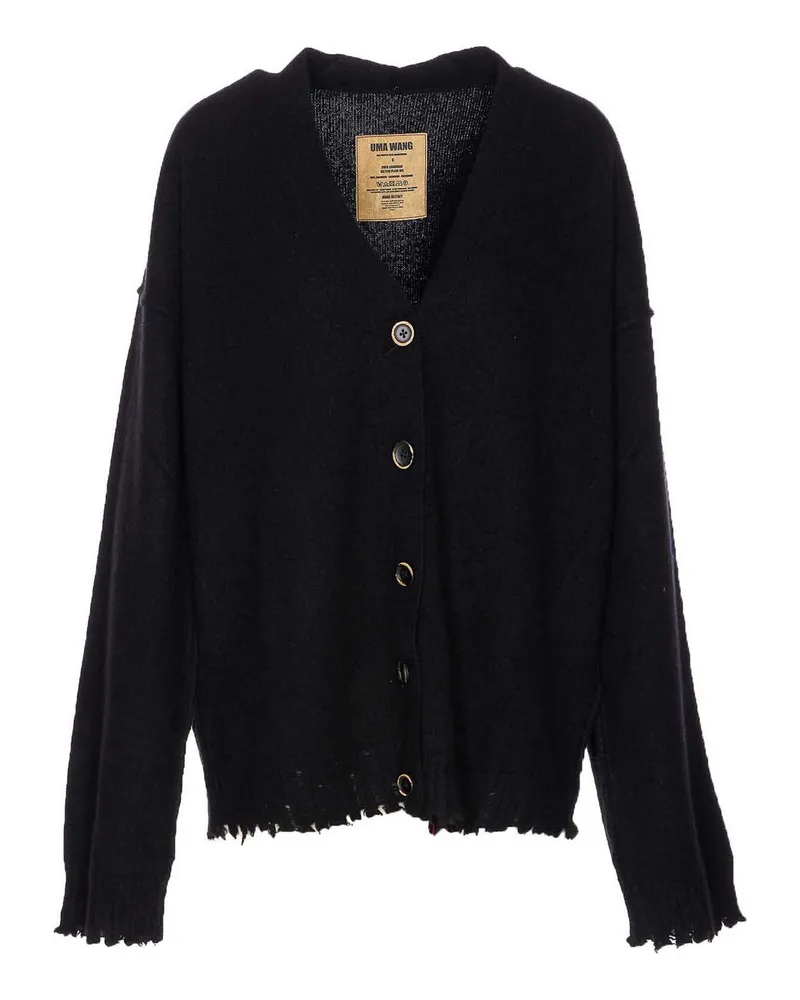 Uma Wang Cardigan - Schwarz Schwarz