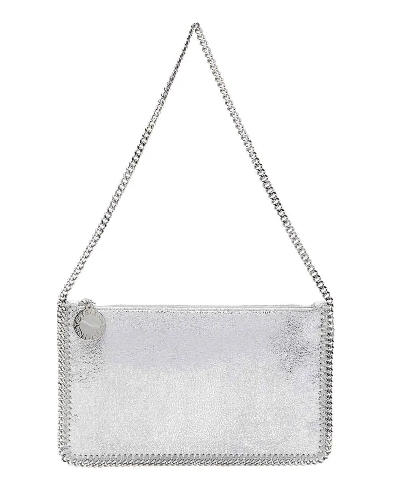 Stella McCartney Schultertasche - Silber Silber