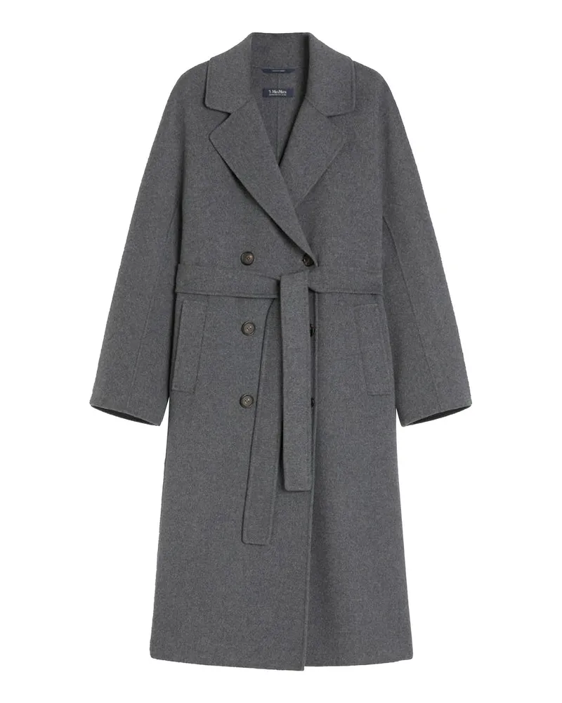 Max Mara Kurzer Mantel - Grau Grau
