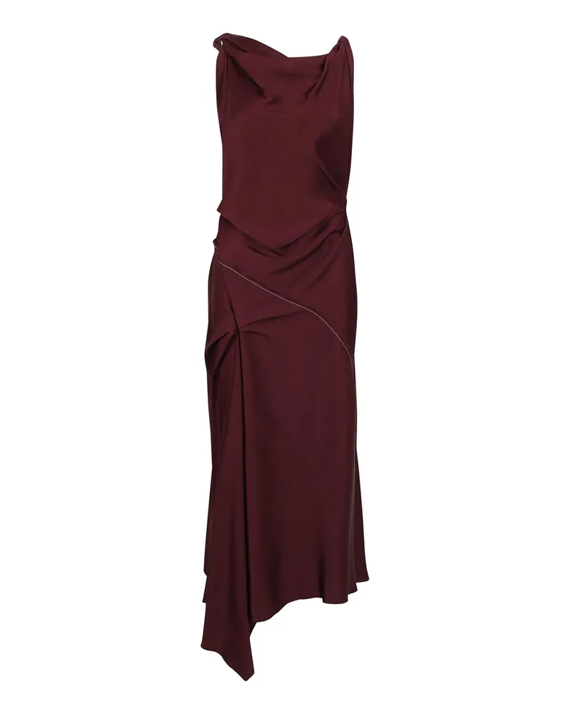 Victoria Beckham Knielanges Kleid - Rot Rot