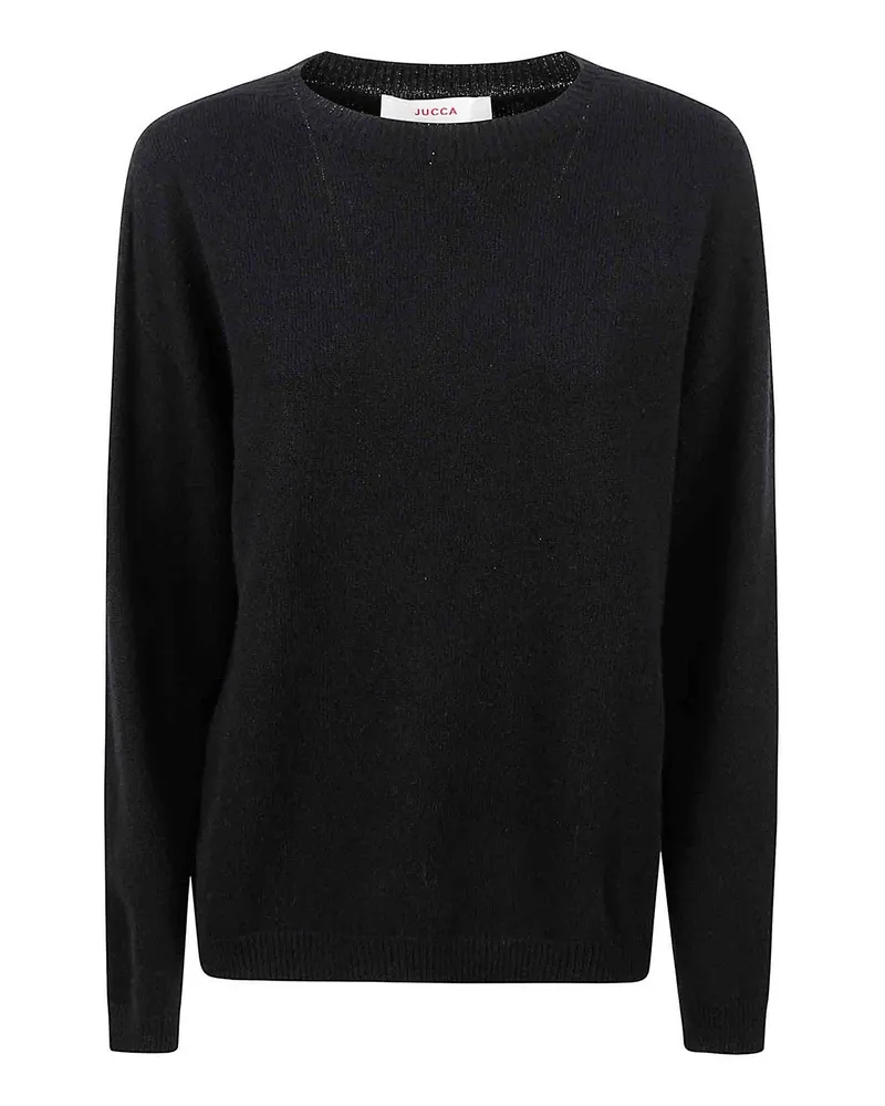 Jucca Rundhalspullover - Schwarz Schwarz