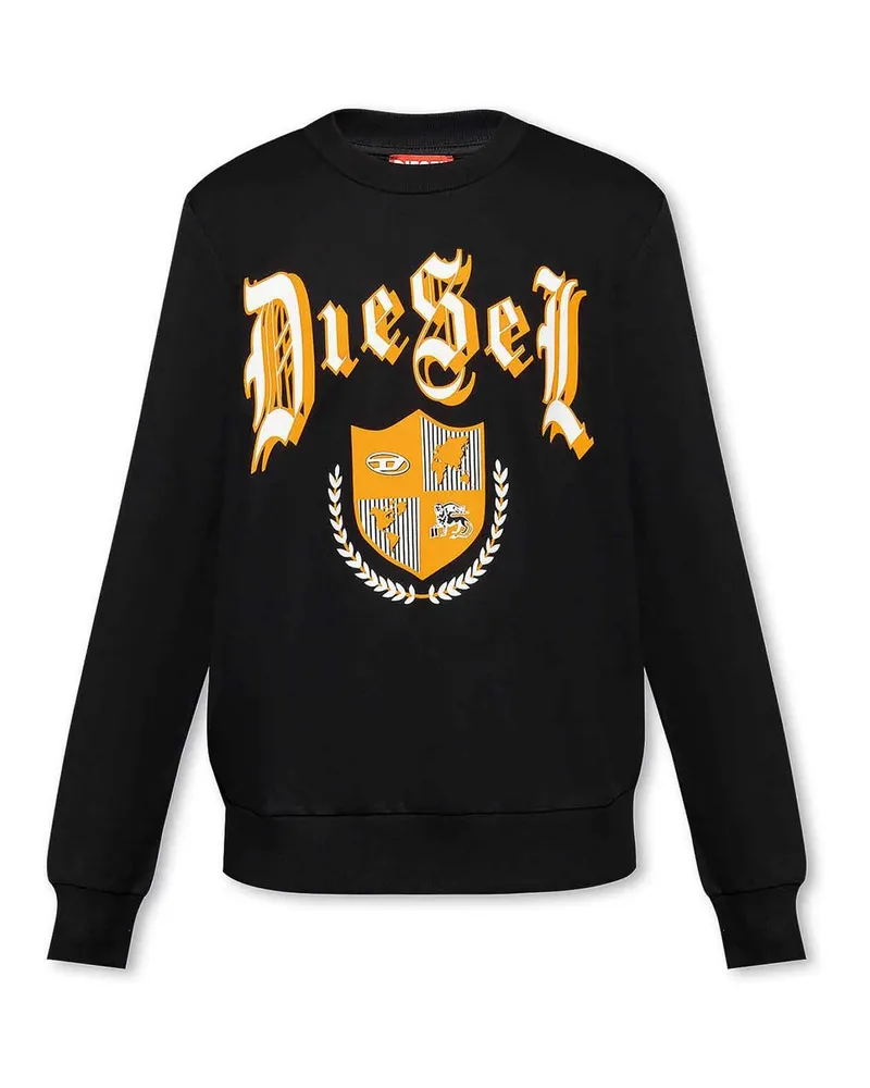 Diesel Sweatshirt - Schwarz Schwarz