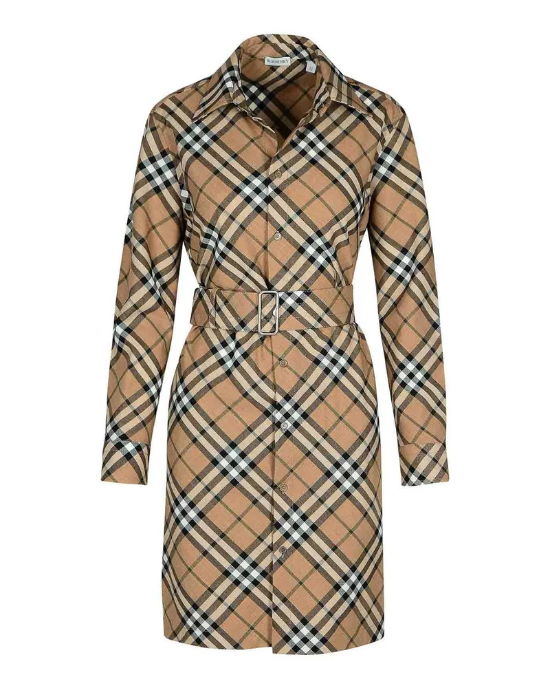 Burberry Knielanges Kleid - Beige Beige