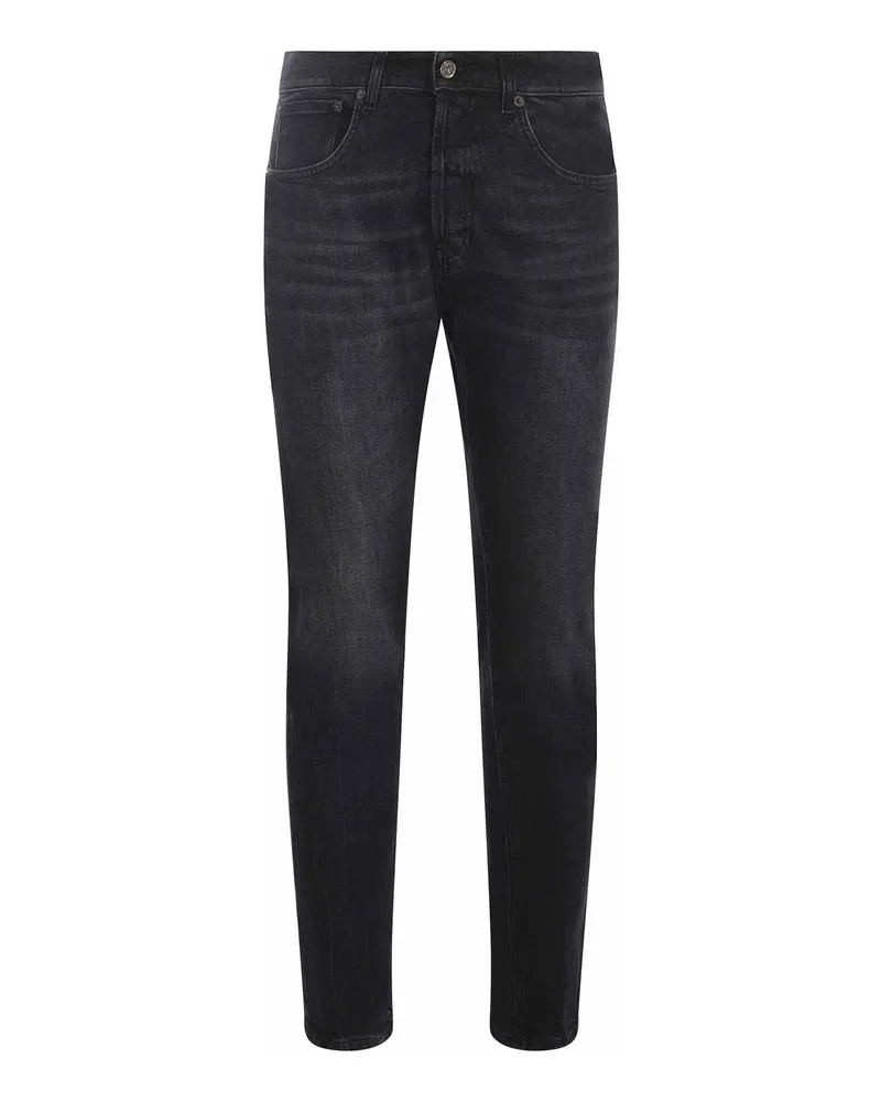 Dondup Straight Leg Jeans - Schwarz Schwarz