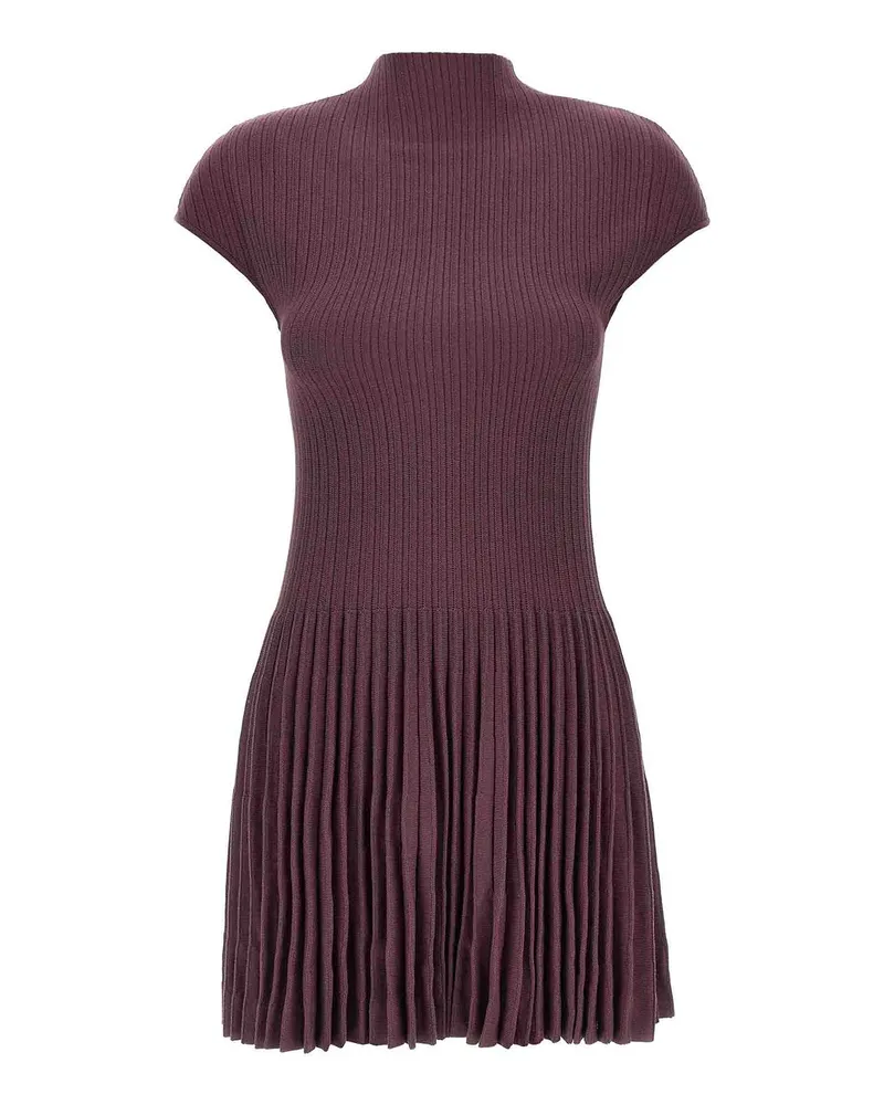 Magda Butrym Knielanges Kleid - Lila Lila