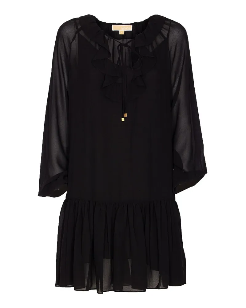 Michael Kors Knielanges Kleid - Schwarz Schwarz