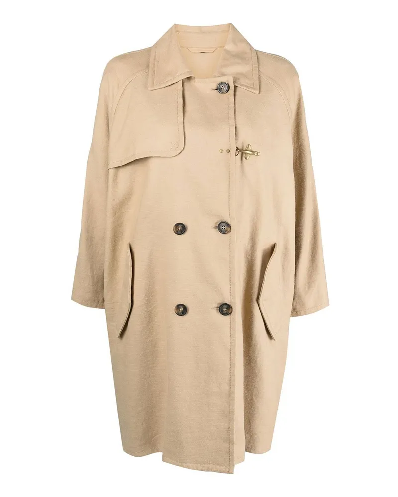 Fay Knielanger Mantel - Beige Beige