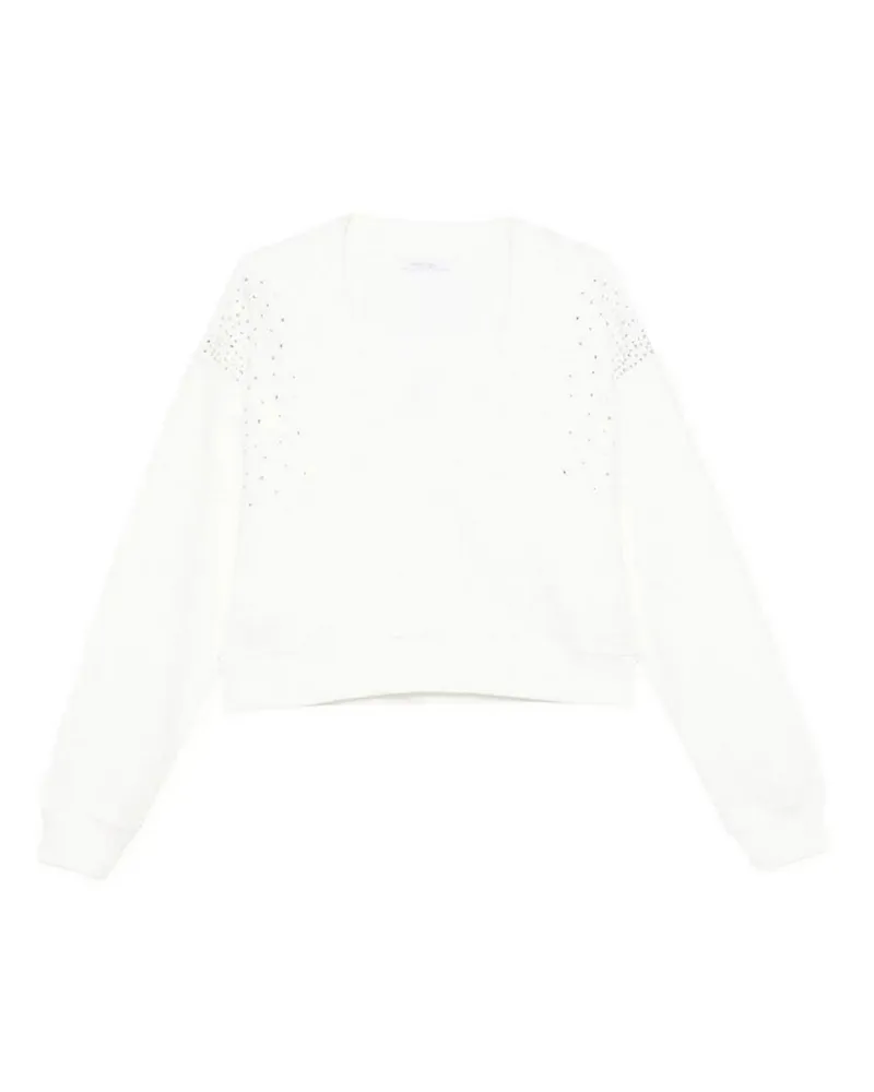 Patrizia Pepe Rundhalspullover - Weiß Weiß