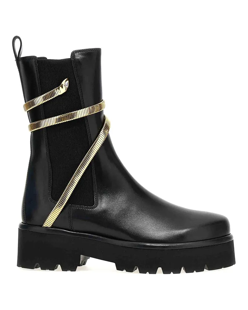 René Caovilla Stiefeletten - Schwarz Schwarz