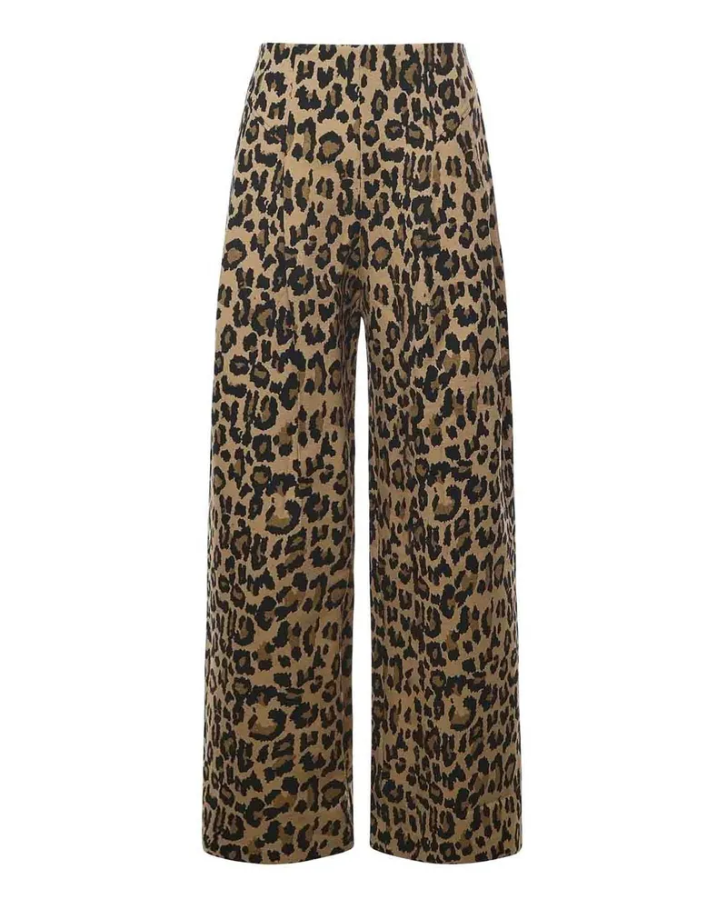 ROTATE Birger Christensen Straight Leg Jeans - Braun Braun