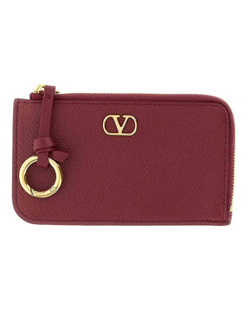 Valentino Garavani Portemonnaie - Bordeaux Dunkelrot