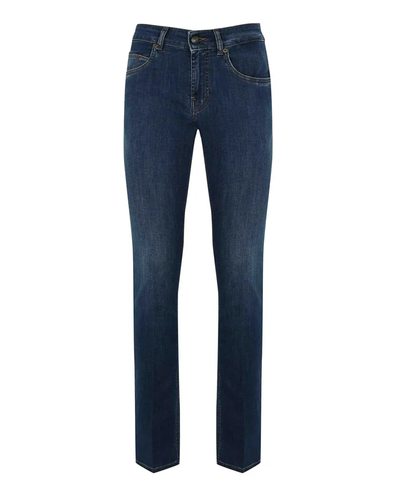 Fay Bootcut Jeans - Dunkles Jeansblau Dunkles