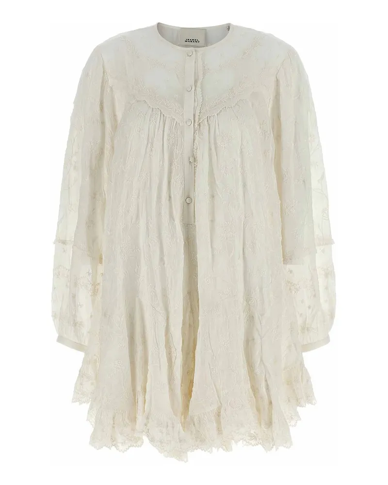Isabel Marant Knielanges Kleid - Weiß Weiß
