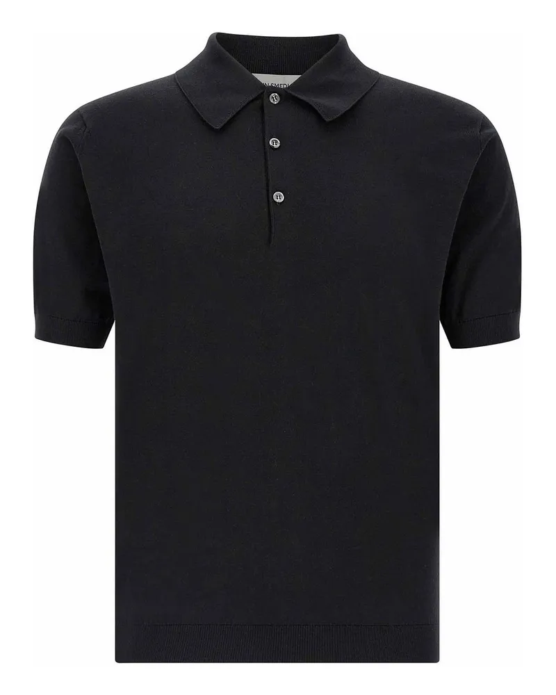 John Smedley Poloshirt - Schwarz Schwarz