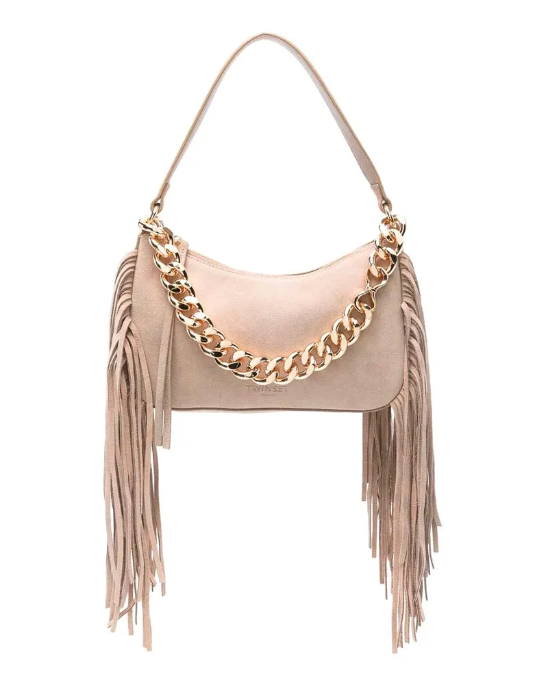 Twin-Set Schultertasche - Hellbeige Hellbeige