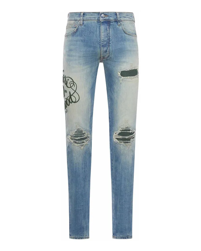 Amiri Skinny Jeans - Blau Blau