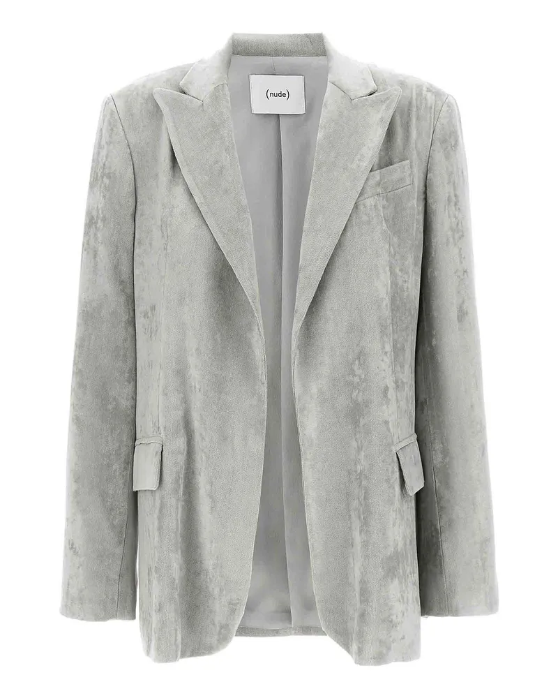 NUDE Blazer - Grau Grau