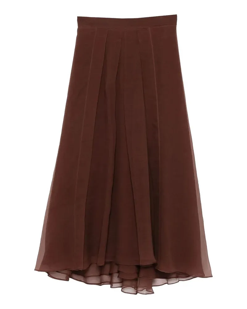 Brunello Cucinelli Midirock - Dunkelrot Dunkelrot