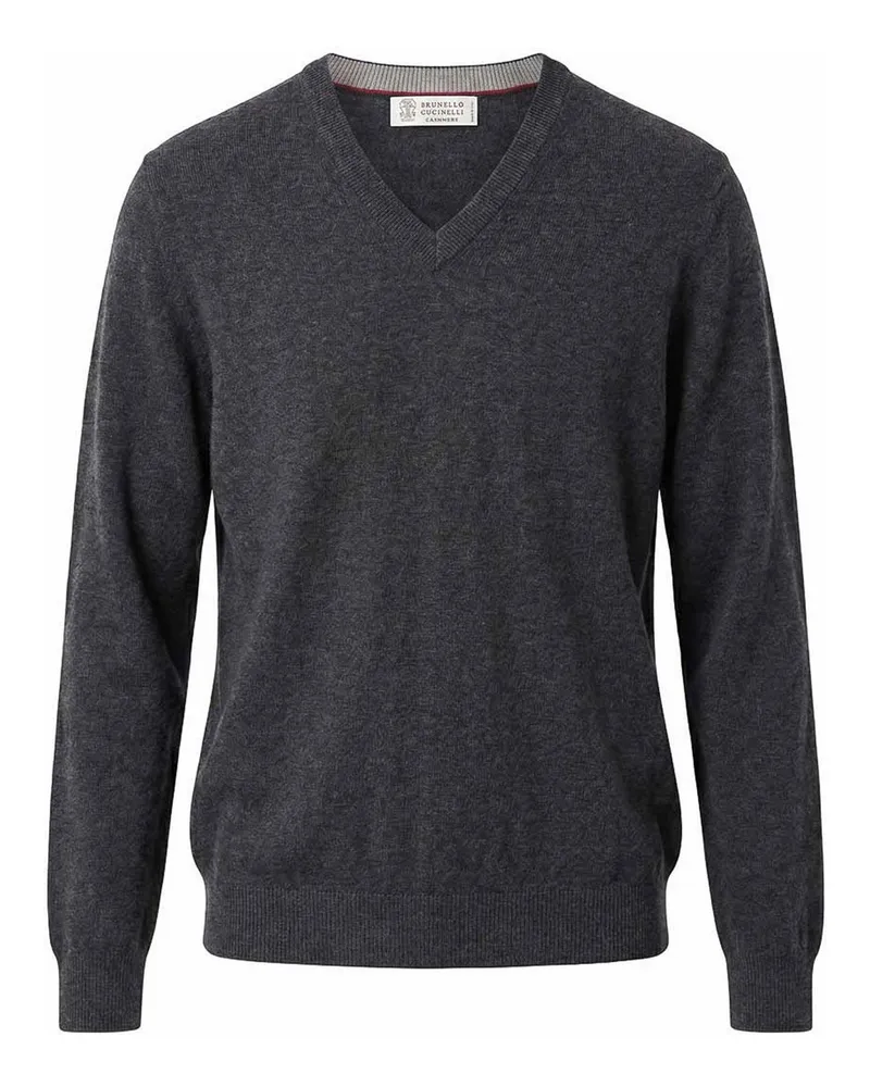 Brunello Cucinelli Rundhalspullover - Schwarz Schwarz