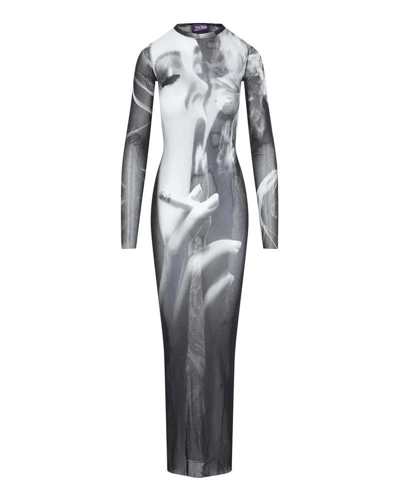 Jean Paul Gaultier Maxikleid - Grau Grau