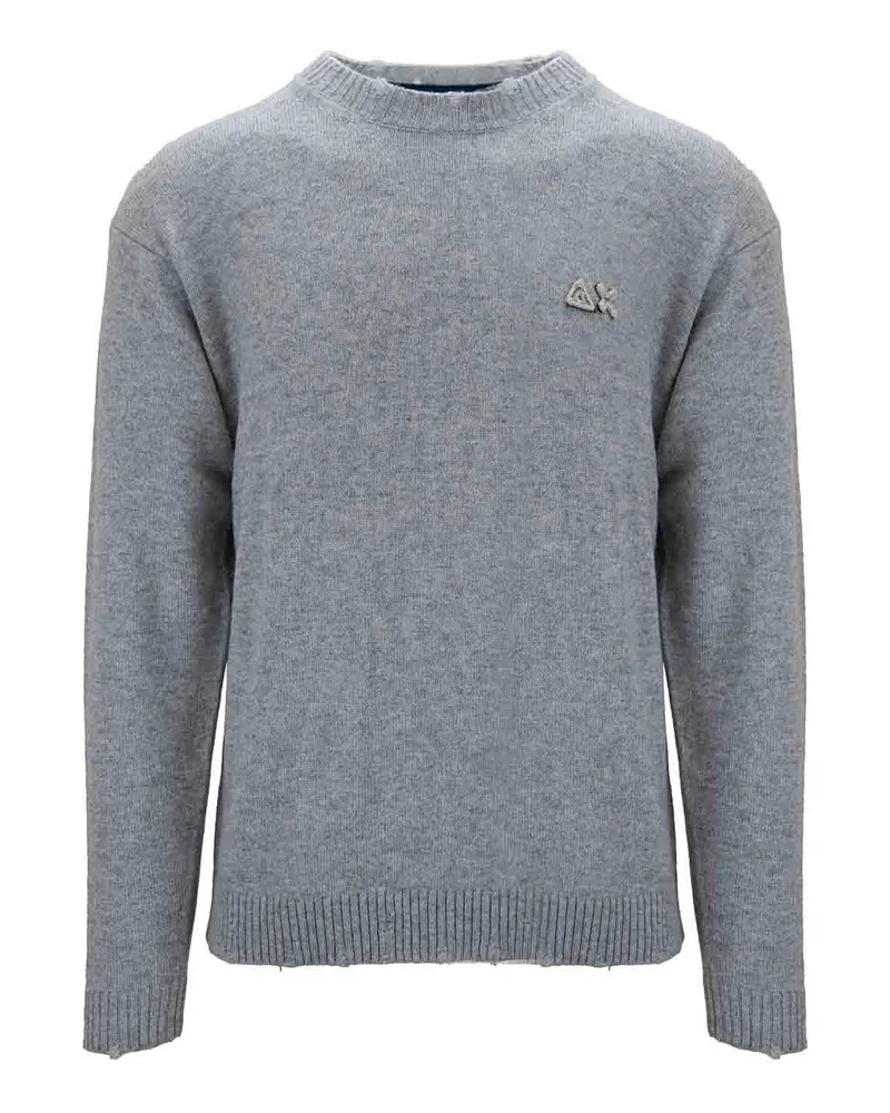 Sun68 U-Boot-Pullover - Grau Grau