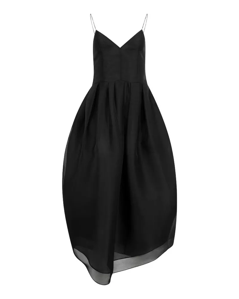 KHAITE Knielanges Kleid - Schwarz Schwarz