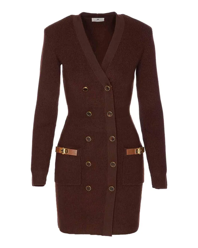 Elisabetta Franchi Kurzes Kleid - Braun Braun